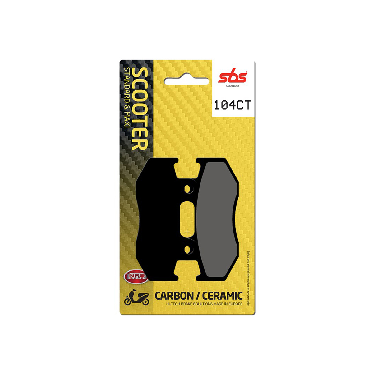 Set pastiglie freno posteriori SBS serie CT per HONDA XR 600 R 1985-1987