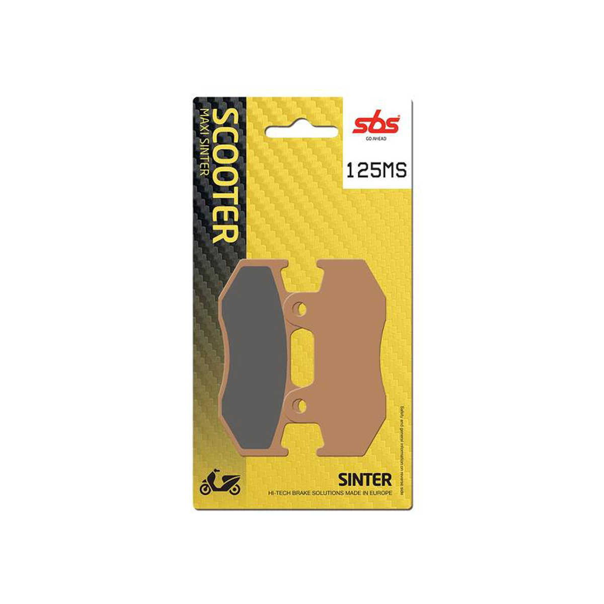 Set pastiglie freno posteriori SBS serie MS per SUZUKI BURGMAN 250 AN 1998-2002