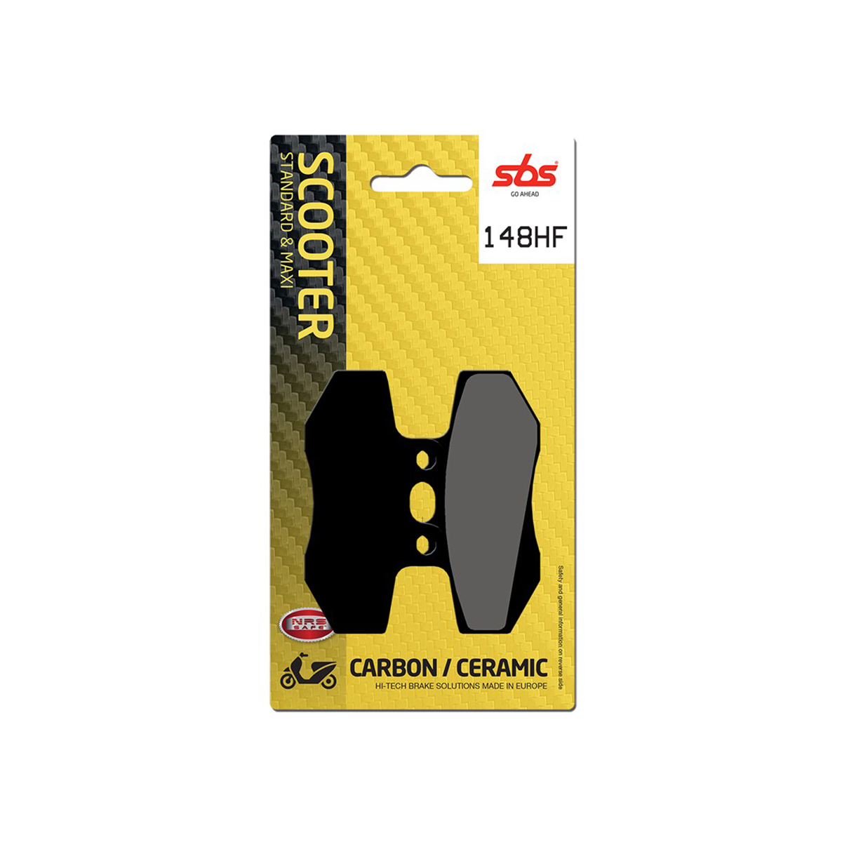 Set pastiglie freno posteriori SBS serie HF per CAGIVA ELEFANT 750 1996-1997