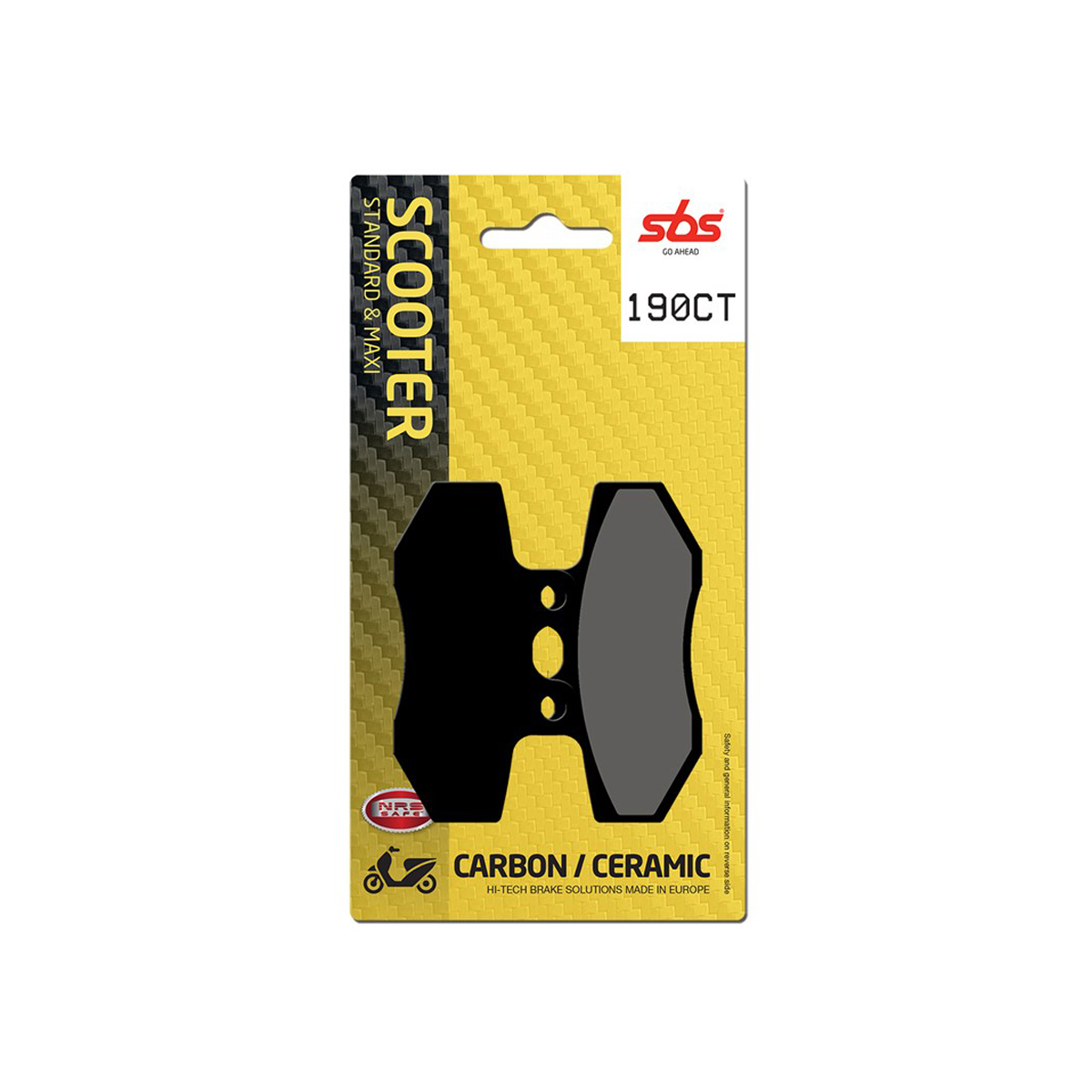 Set pastiglie freno anteriori SBS serie CT per MBK XC FLAME 125 2004-2005