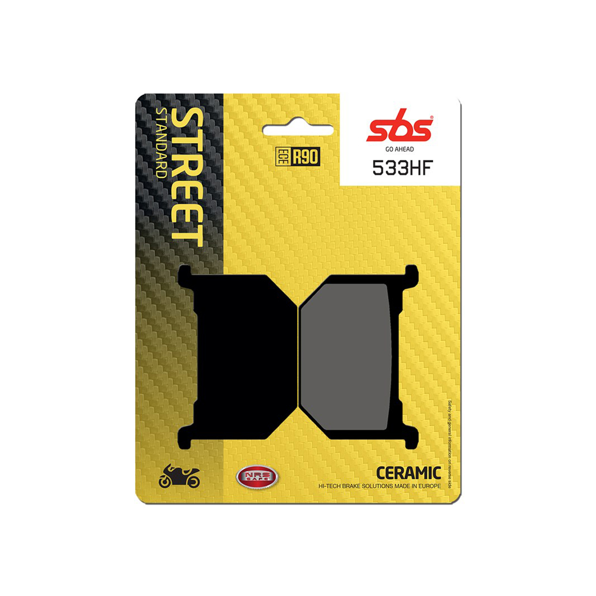 Set pastiglie freno anteriori SBS serie HF per SUZUKI GS 1000 1978-1982