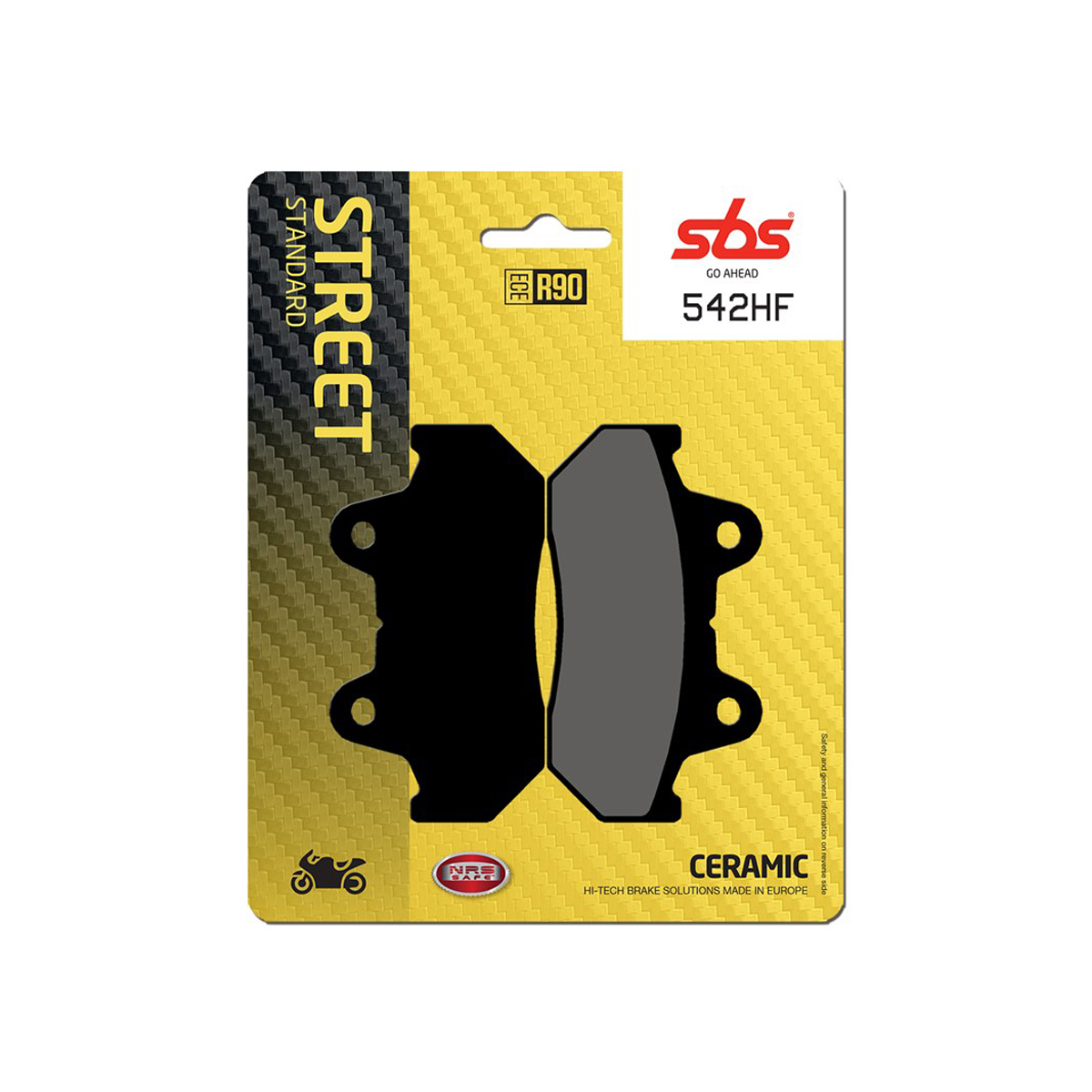 Set pastiglie freno anteriori SBS serie HF per HONDA CB 1100 1981-1985