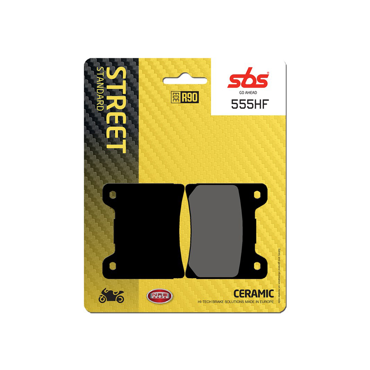 Set pastiglie freno anteriori SBS serie HF per YAMAHA FJ 1100 1984-1985