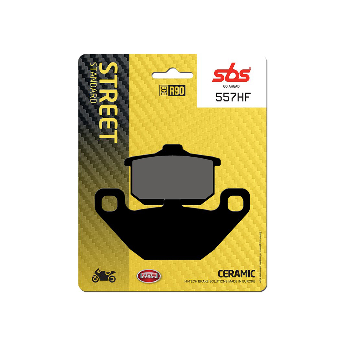 Set pastiglie freno anteriori SBS serie HF per KAWASAKI EL 250 ELIMINATOR 1988-1996