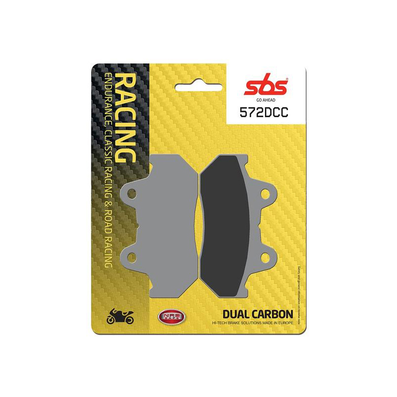 Set pastiglie freno anteriori SBS serie DCC per HONDA CB 900 F BOL D'OR 1981-1983