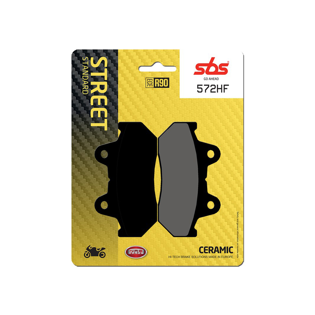 Set pastiglie freno anteriori SBS serie HF per HONDA CB 900 F BOL D'OR 1981-1983