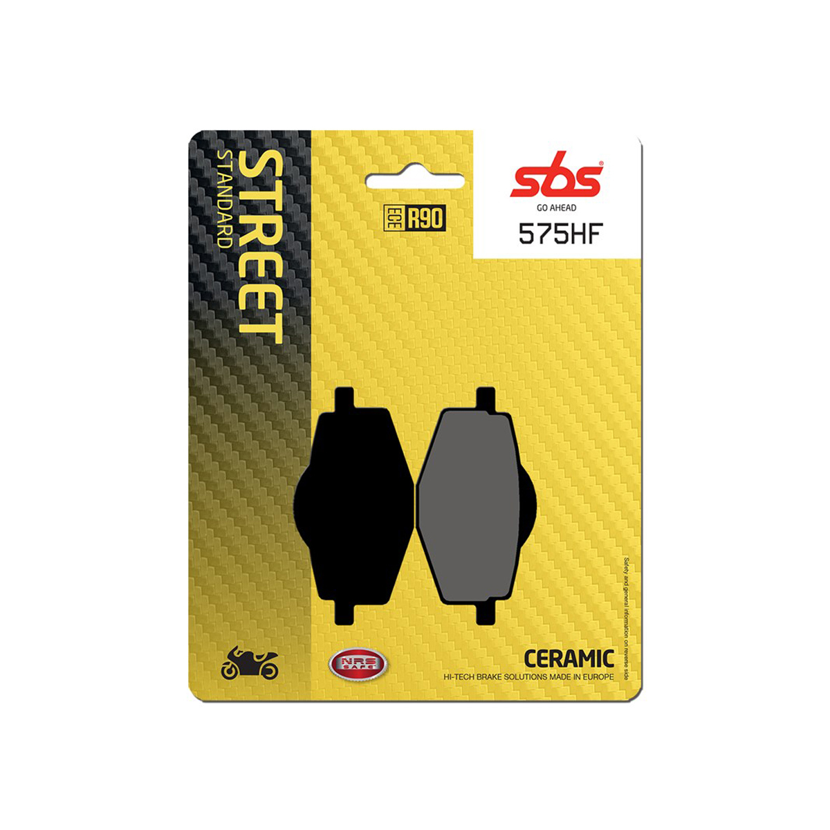 Set pastiglie freno anteriori SBS serie HF per MBK XC FLAME 125 1997-2003
