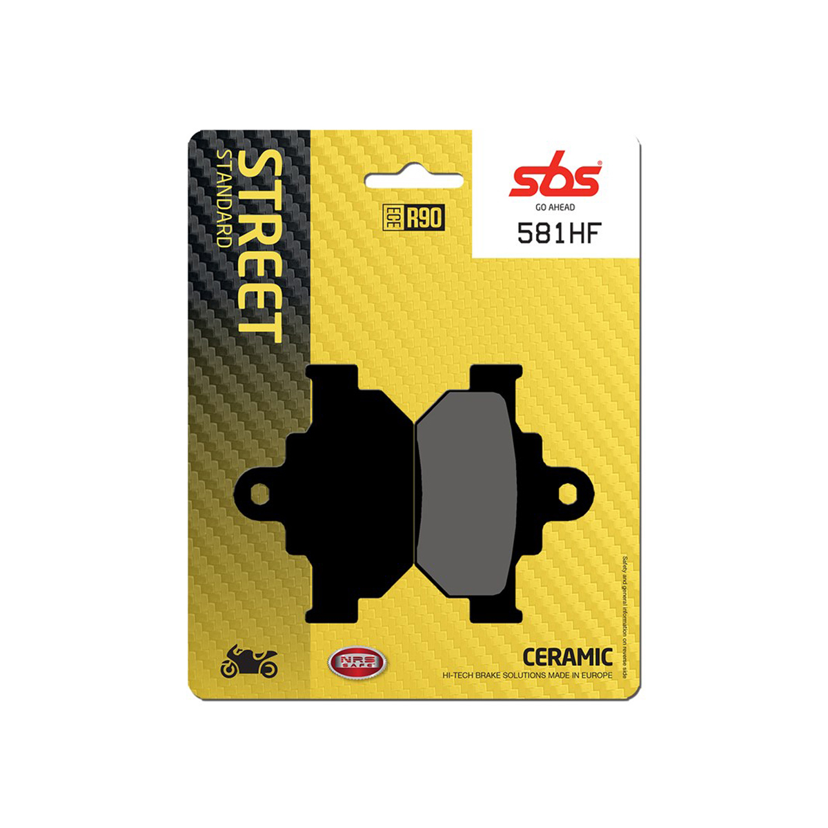 Set pastiglie freno anteriori SBS serie HF per SUZUKI GZ 125 MARAUDER 1999-2011