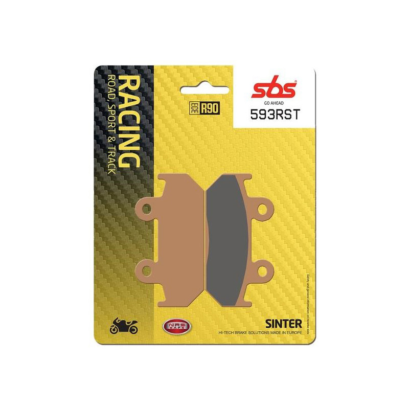 Set pastiglie freno anteriori SBS serie RST per HONDA CBR 600 F 1987-1994