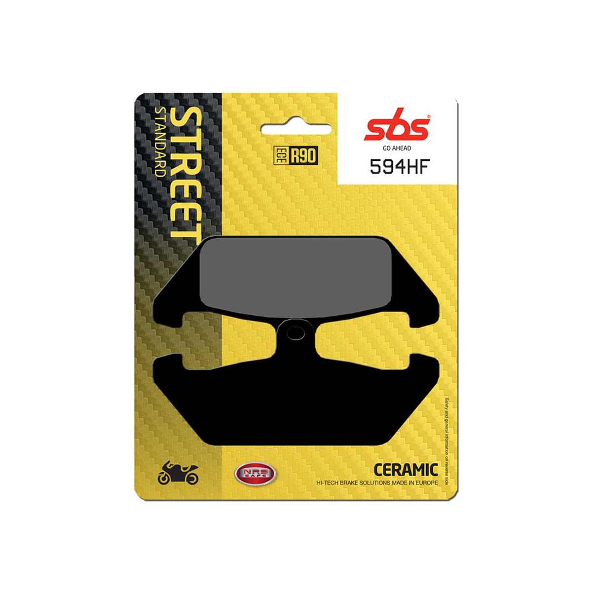 Set pastiglie freno anteriori SBS serie HF per CAGIVA ELEFANT 650 1985-1986