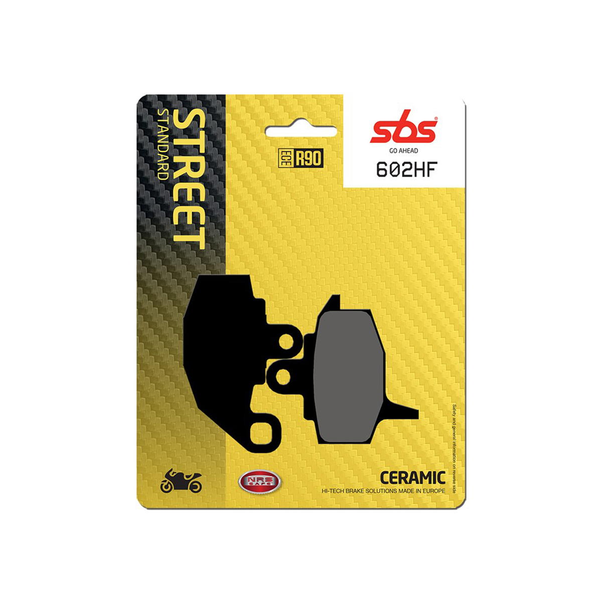 Set pastiglie freno anteriori SBS serie HF per KAWASAKI KX 125 1987-1988