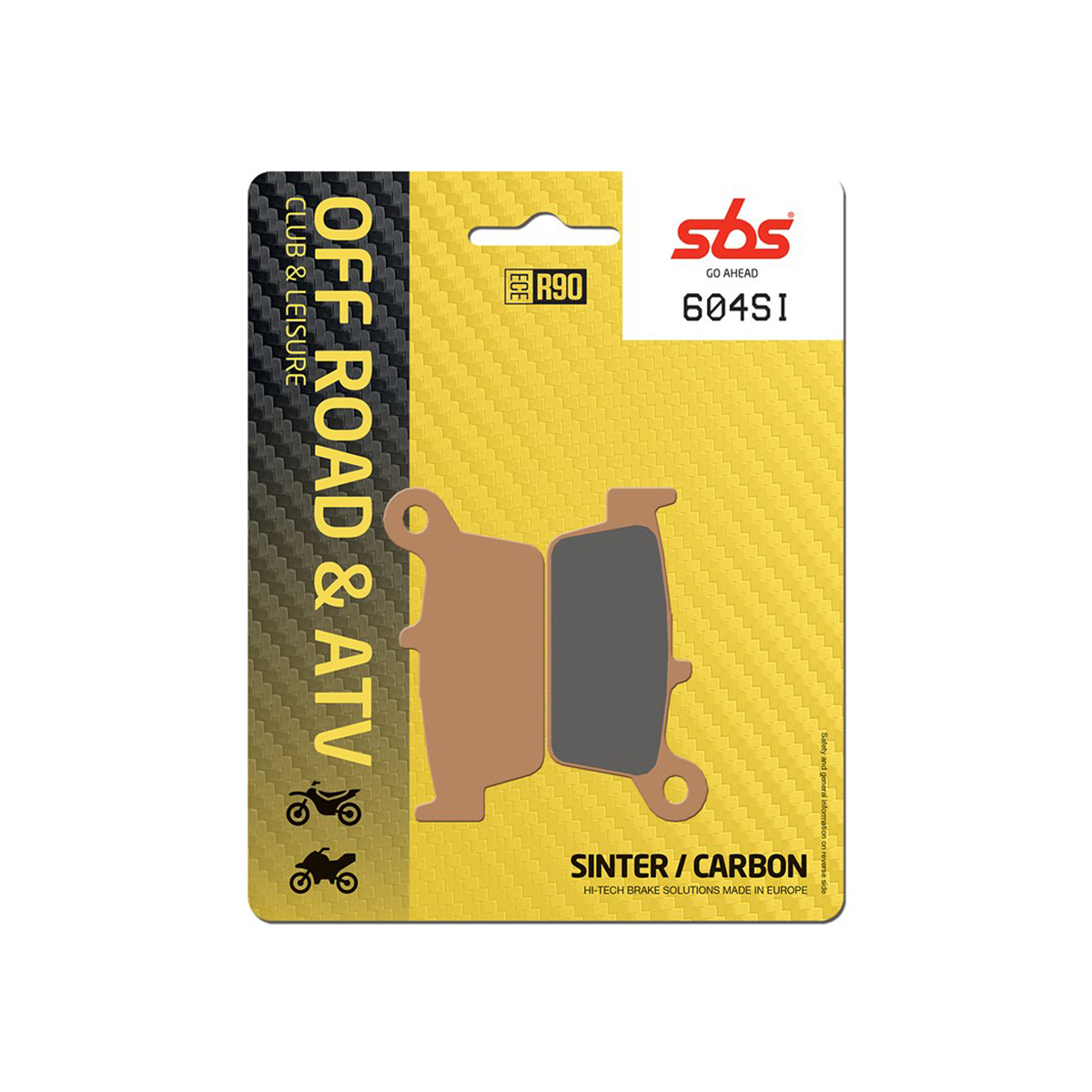 Set pastiglie freno posteriori offroad SBS serie SI per SHERCO SE 450 I F 2004