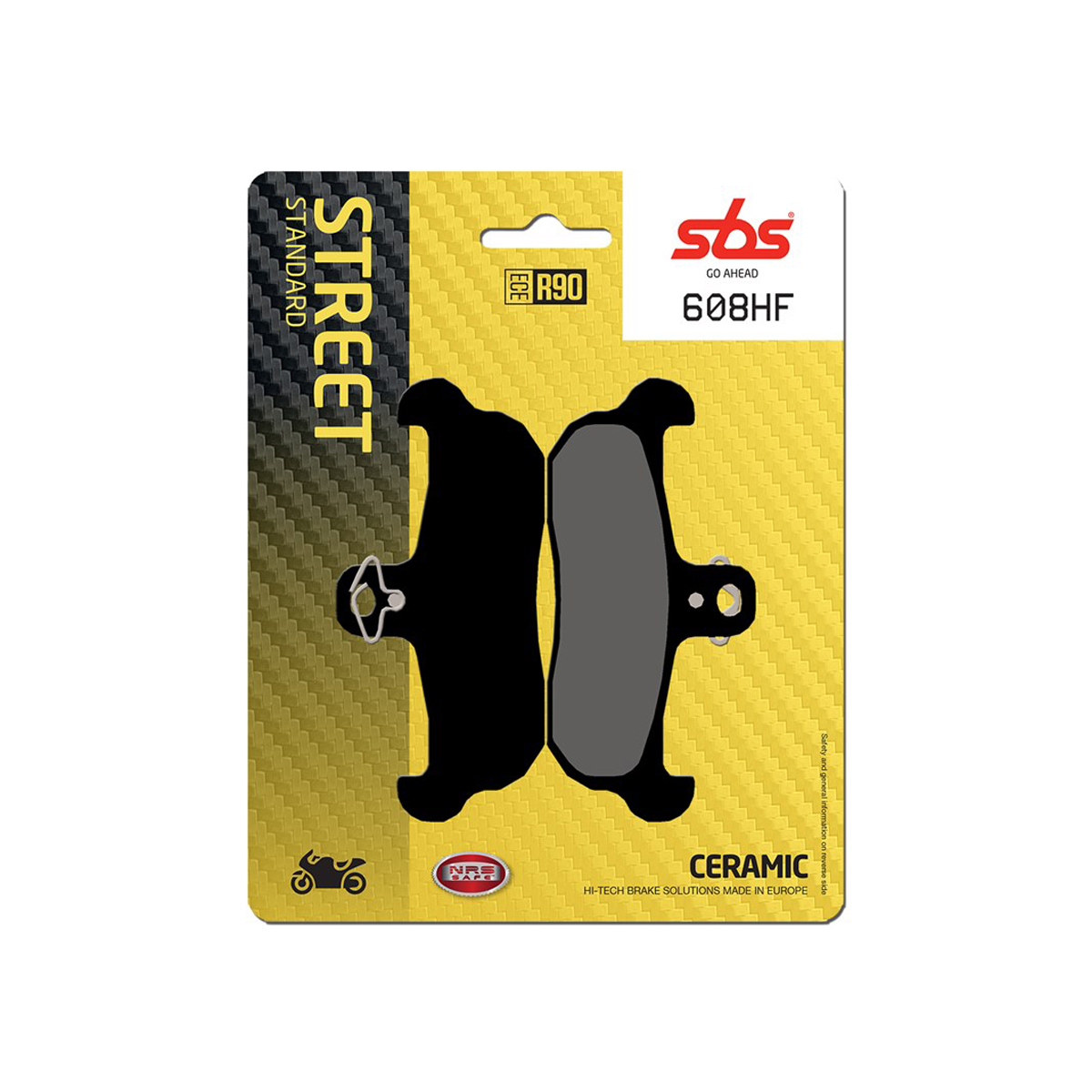 Set pastiglie freno anteriori SBS serie HF per GILERA RC 600 1989-1990
