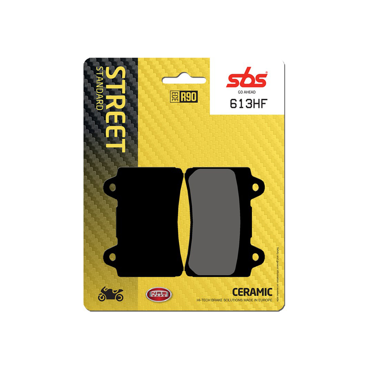 Set pastiglie freno anteriori SBS serie HF per YAMAHA FJ 1200 1988-1995