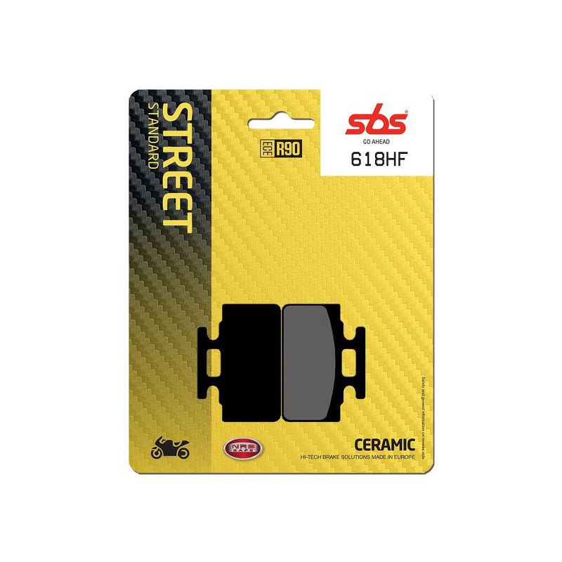 Set pastiglie freno posteriori SBS serie HF per HONDA RS 125 GP 1993-1994