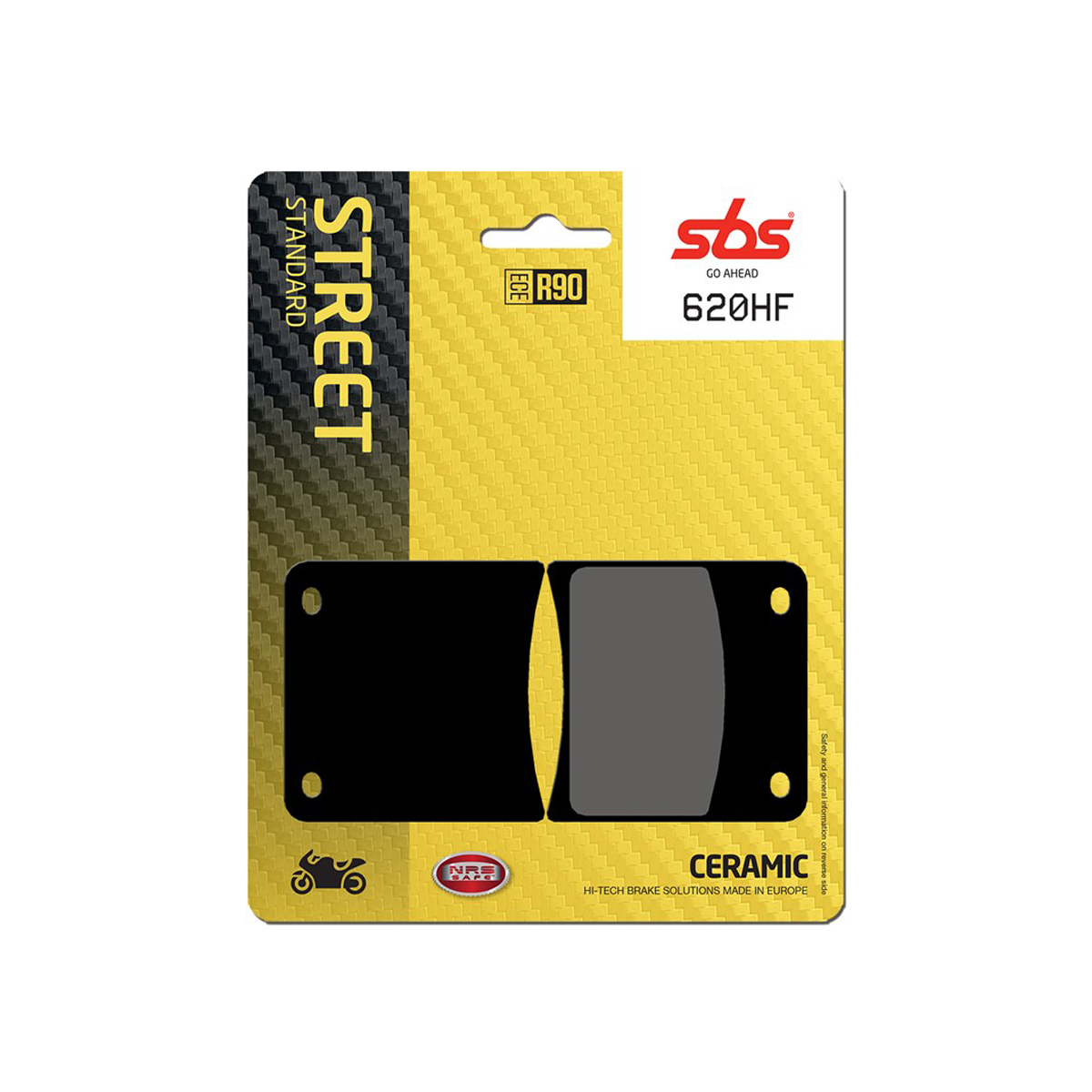 Set pastiglie freno anteriori SBS serie HF per SUZUKI GSX 1100 F 1988-1995