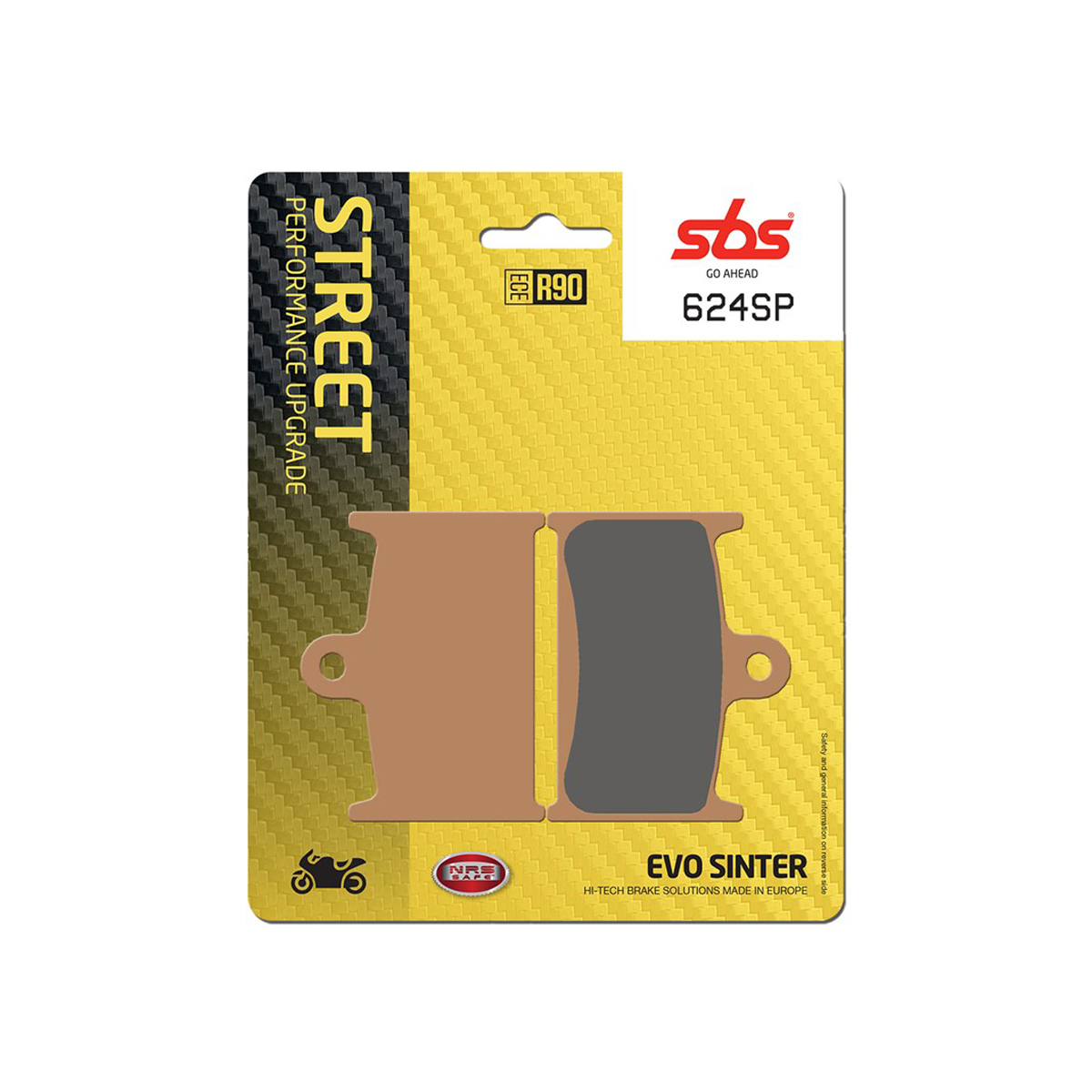 Set pastiglie freno anteriori SBS serie SP per SUZUKI GSX-R 1100 1989-1992