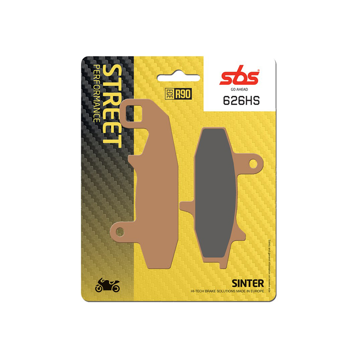 Set pastiglie freno anteriori SBS serie HS per SUZUKI DR 600 S 1989-1990