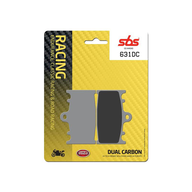Set pastiglie freno anteriori SBS serie DC per HUSABERG 400 FS C 2001-2003