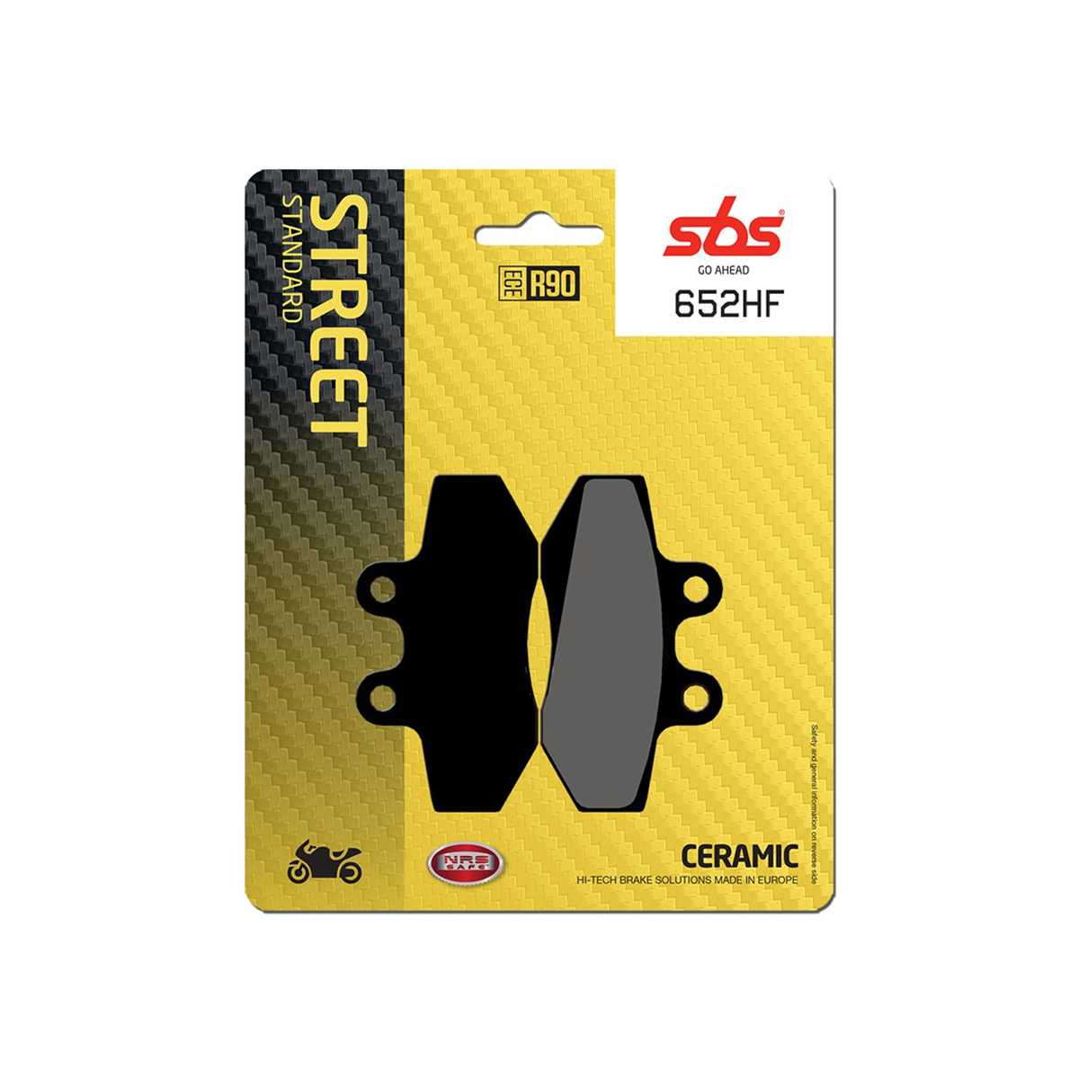 Set pastiglie freno posteriori SBS serie HF per CAGIVA ELEFANT 750 1996-1997