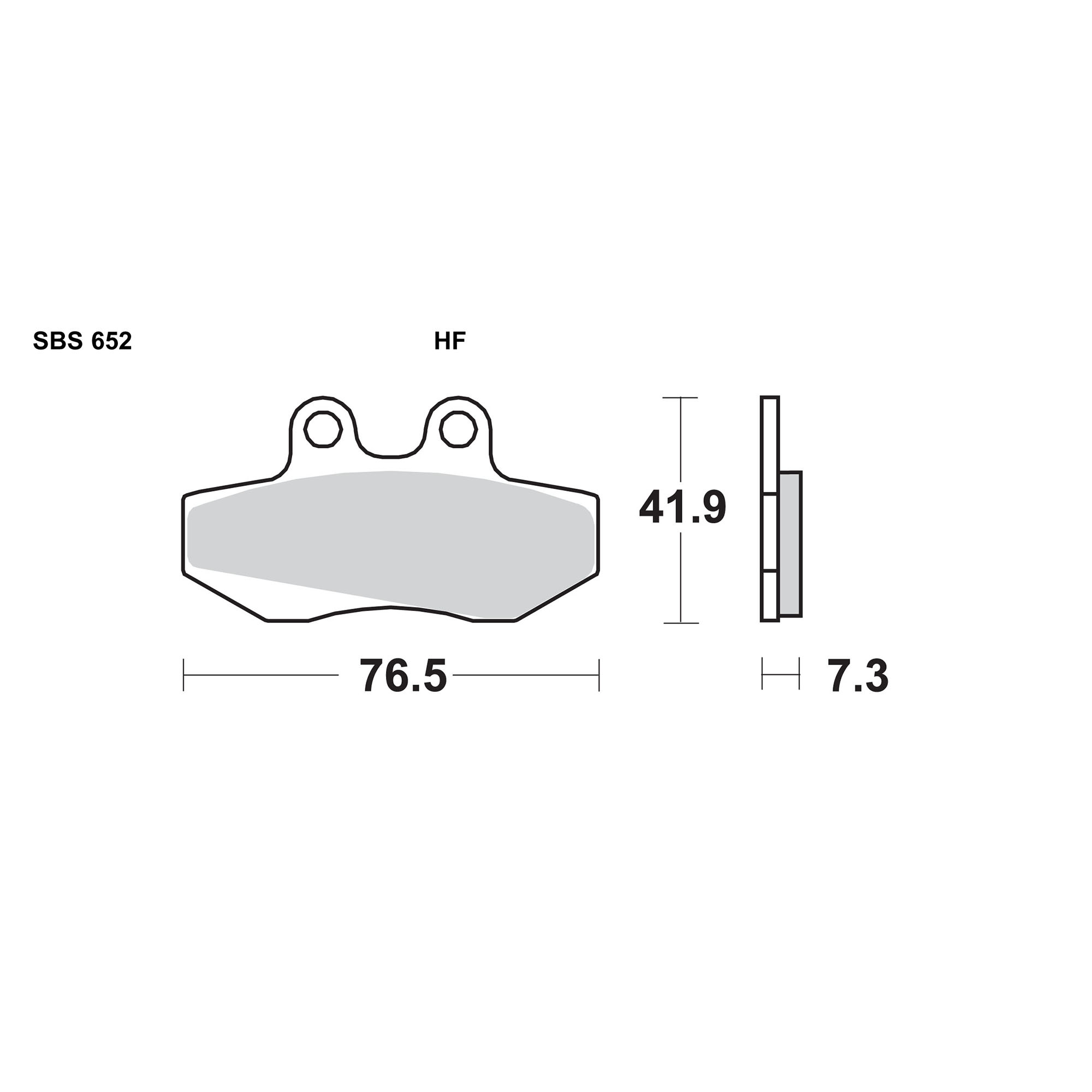 Set pastiglie freno posteriori race SBS serie RQ per CAGIVA ELEFANT 750 1996-1997