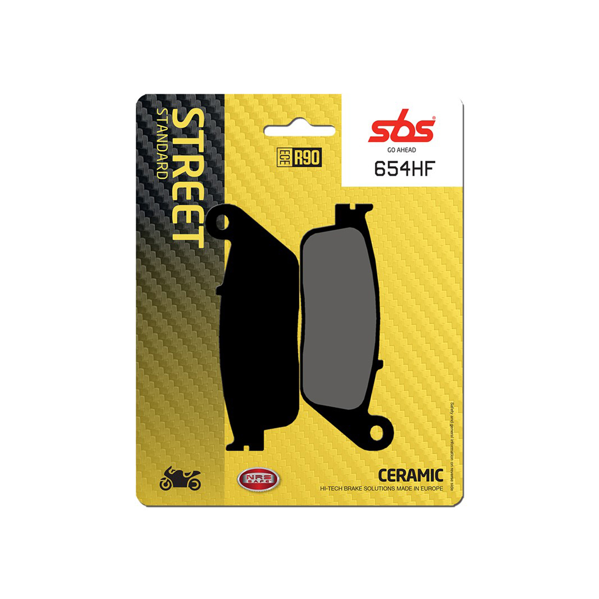 Set pastiglie freno anteriori SBS serie HF per HONDA VTR 250 1997-2004