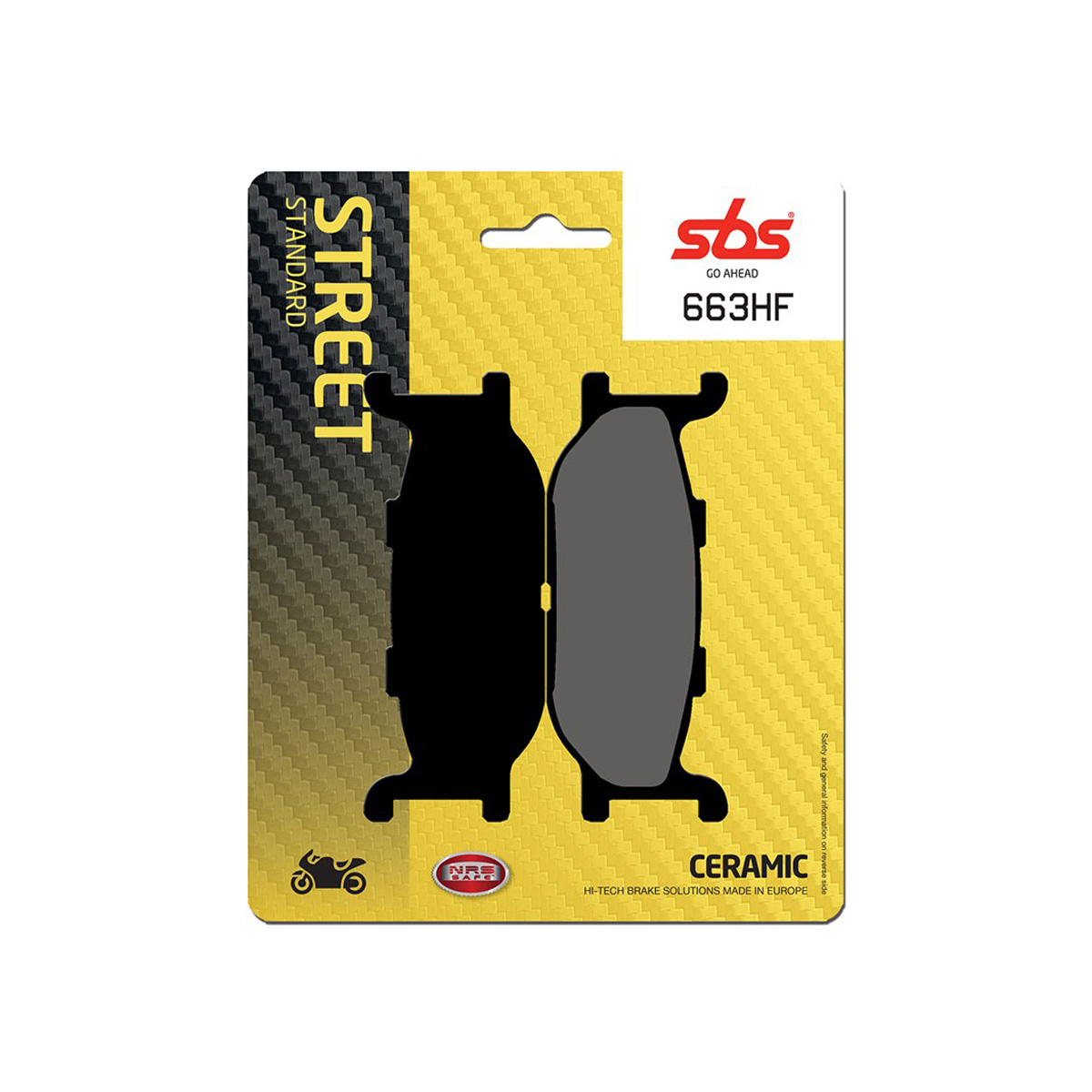 Set pastiglie freno anteriori SBS serie HF per YAMAHA XVS 950 MIDNIGHT STAR 2009-2015