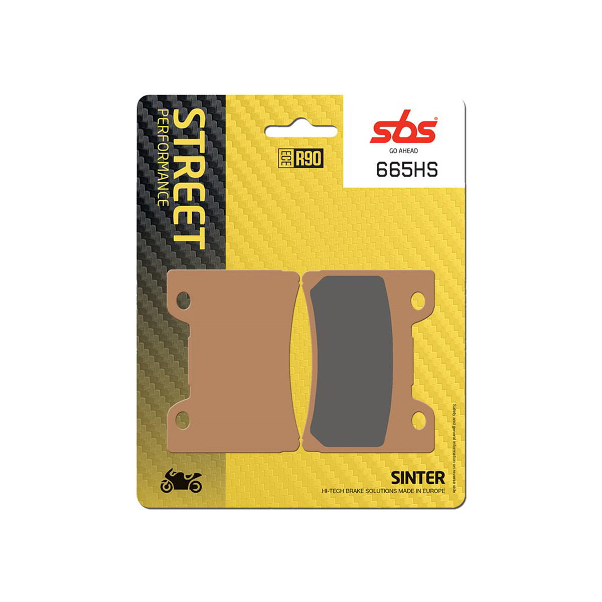 Set pastiglie freno anteriori SBS serie HS per YAMAHA FZR 1000 1992-1993