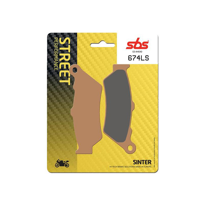 Set pastiglie freno posteriori SBS serie LS per CFMOTO 650 NK 2015-2020