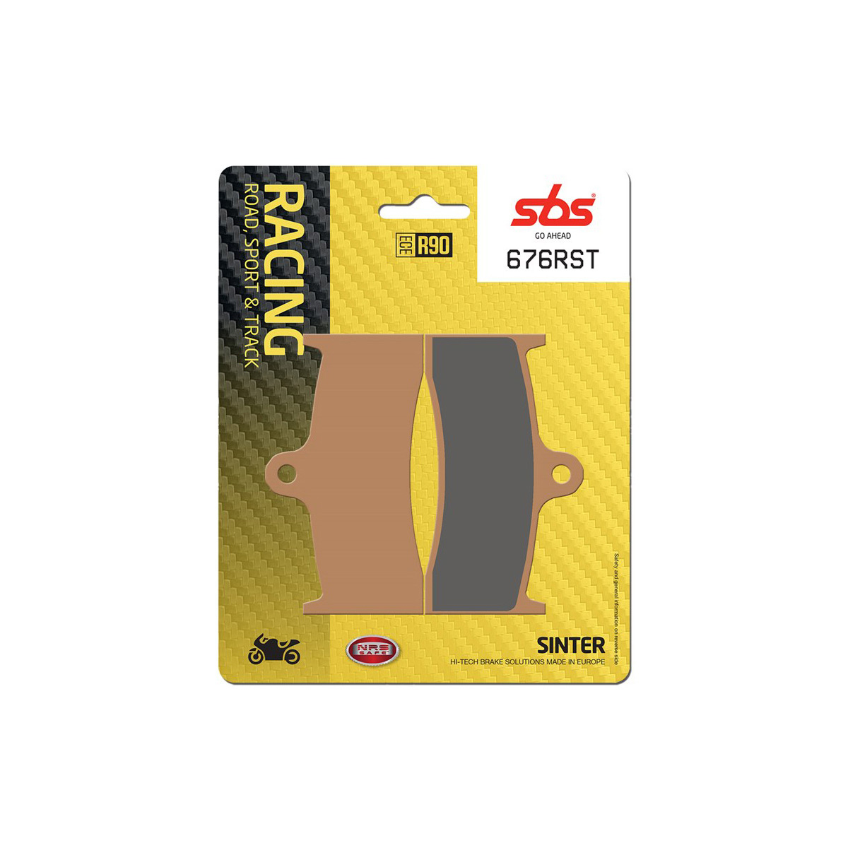 Set pastiglie freno anteriori SBS serie RST per BUELL M2 CYCLONE 1997-2002