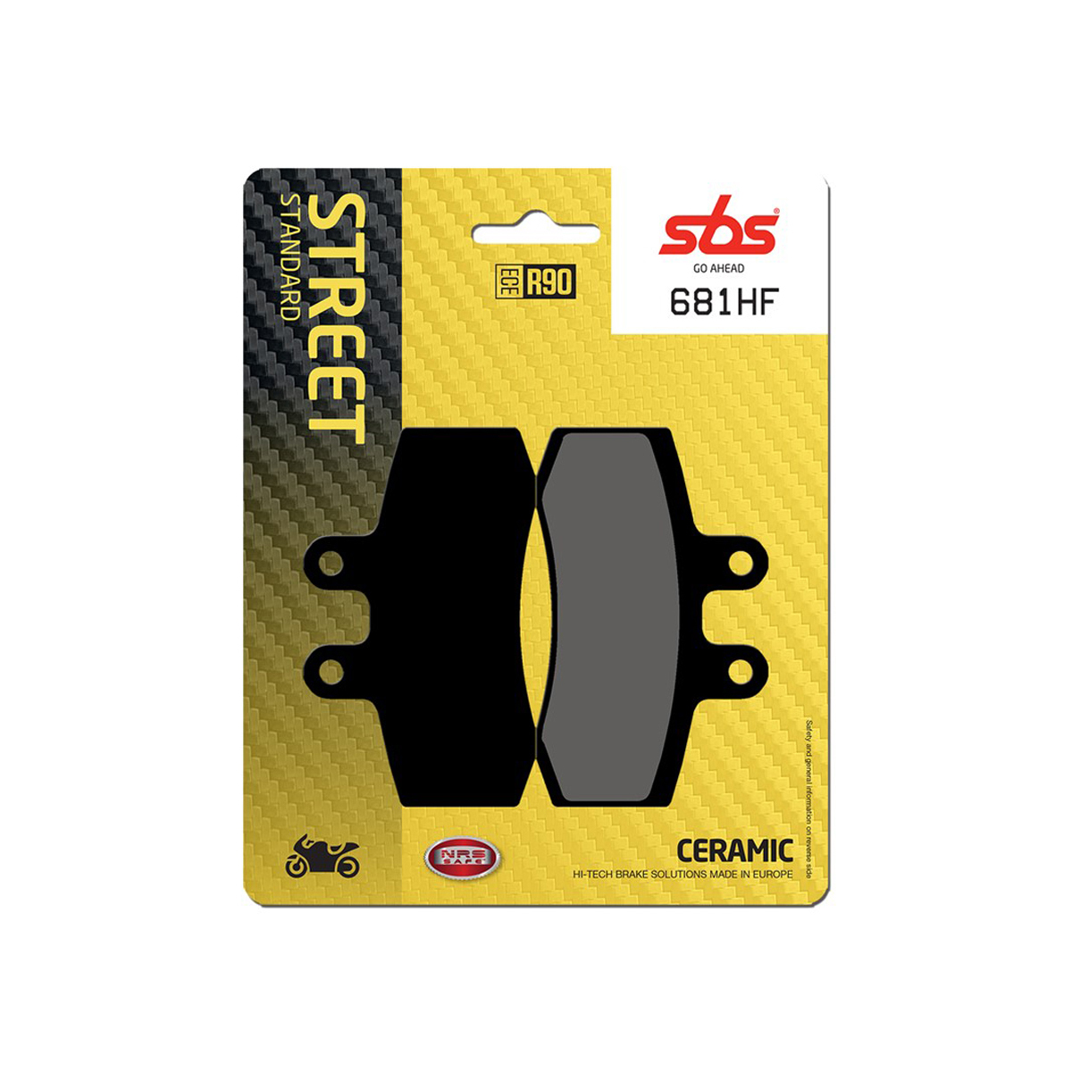 Set pastiglie freno anteriori SBS serie HF per APRILIA PEGASO 650 1992-1994