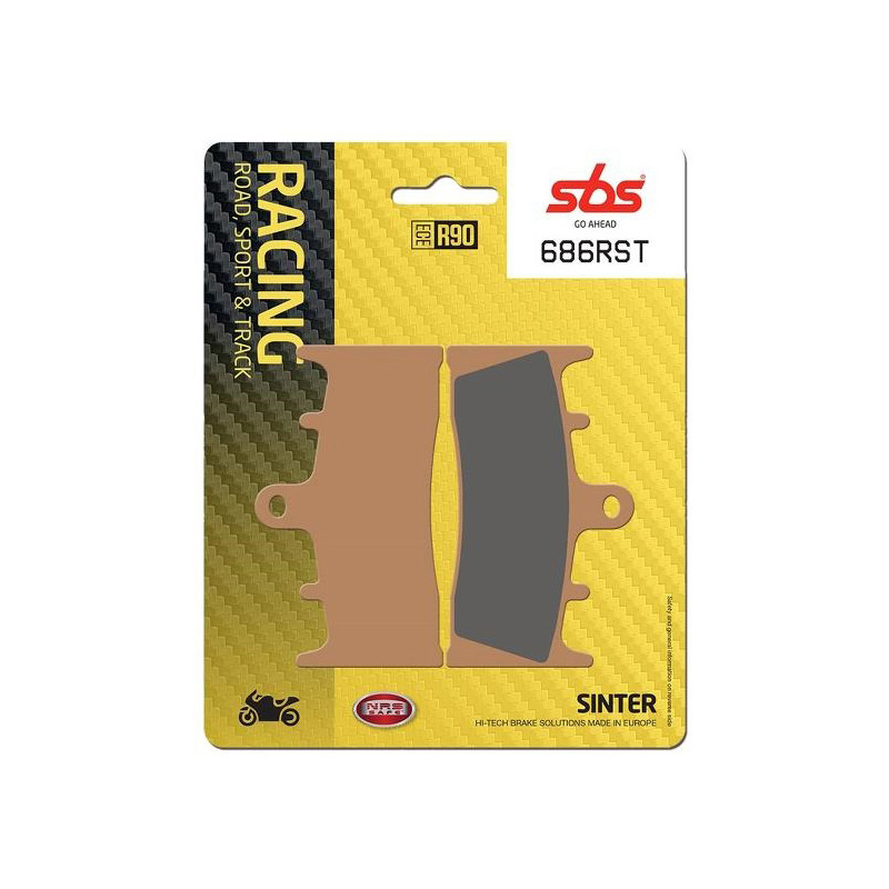 Set pastiglie freno anteriori SBS serie RST per KAWASAKI ZRX 1100 1997-2000