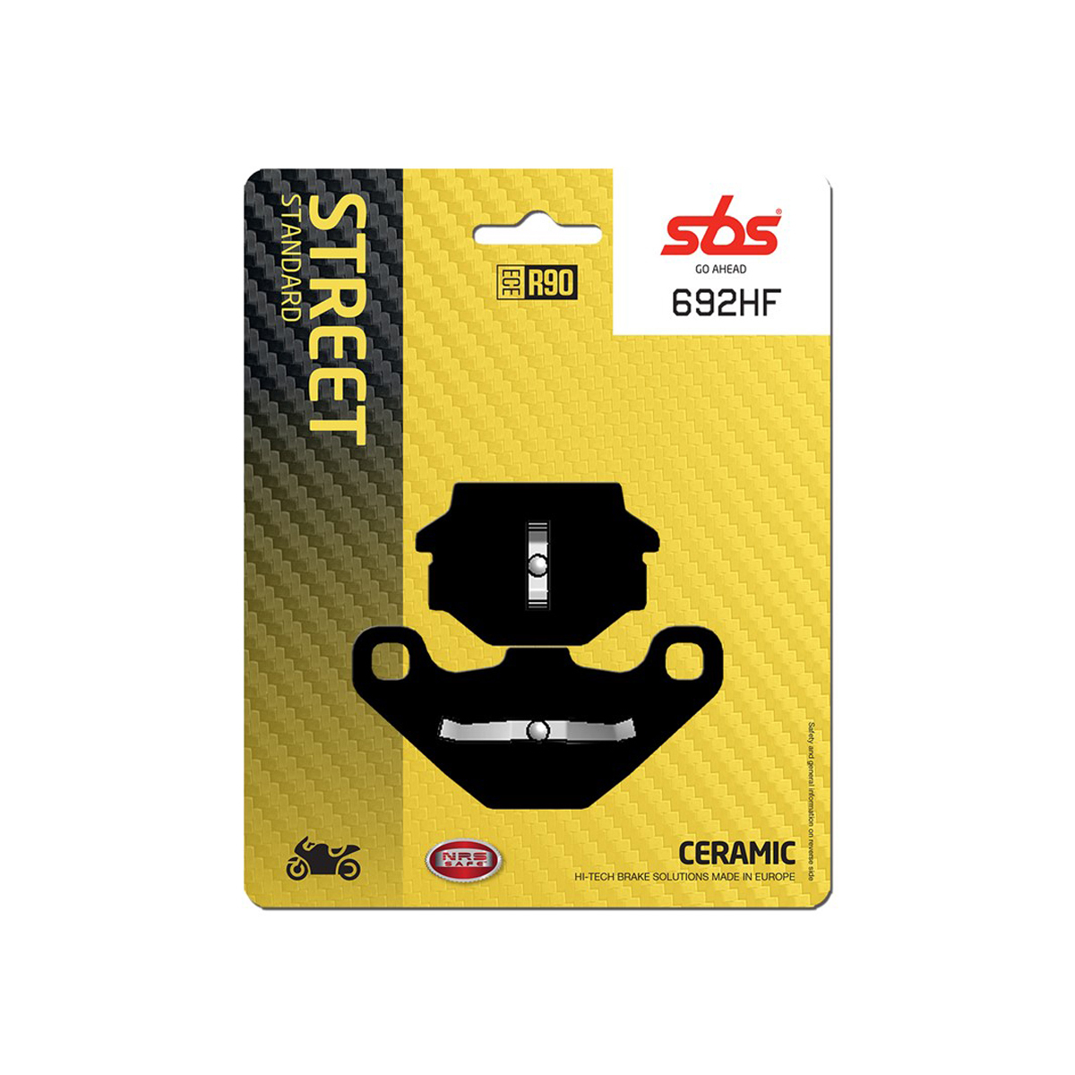 Set pastiglie freno posteriori SBS serie HF per APRILIA MOTO' 650 1995-2001