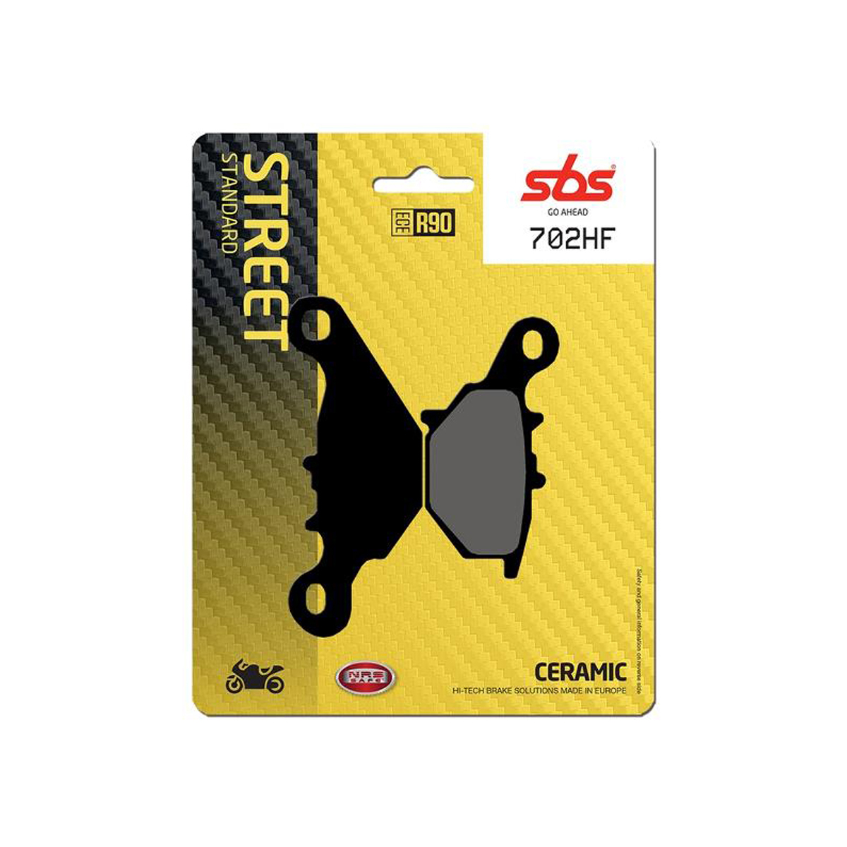 Set pastiglie freno anteriori SBS serie HF per SUZUKI BURGMAN 125 1999-2001