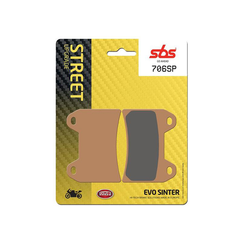 Set pastiglie freno anteriori SBS serie DC per APRILIA RS 457 2024-2026
