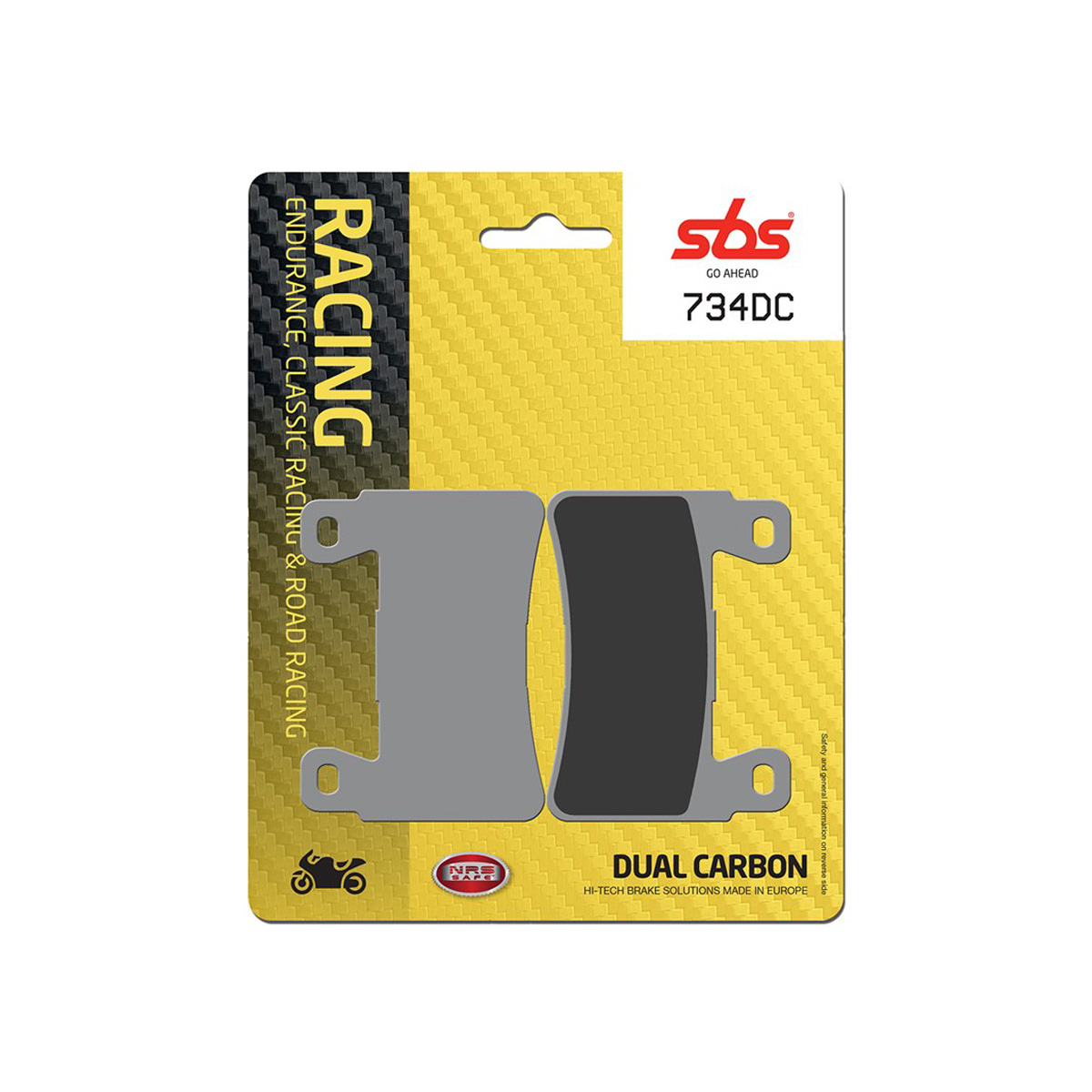 Set pastiglie freno anteriori SBS serie DC per HONDA CBR 600 F 1999-2006