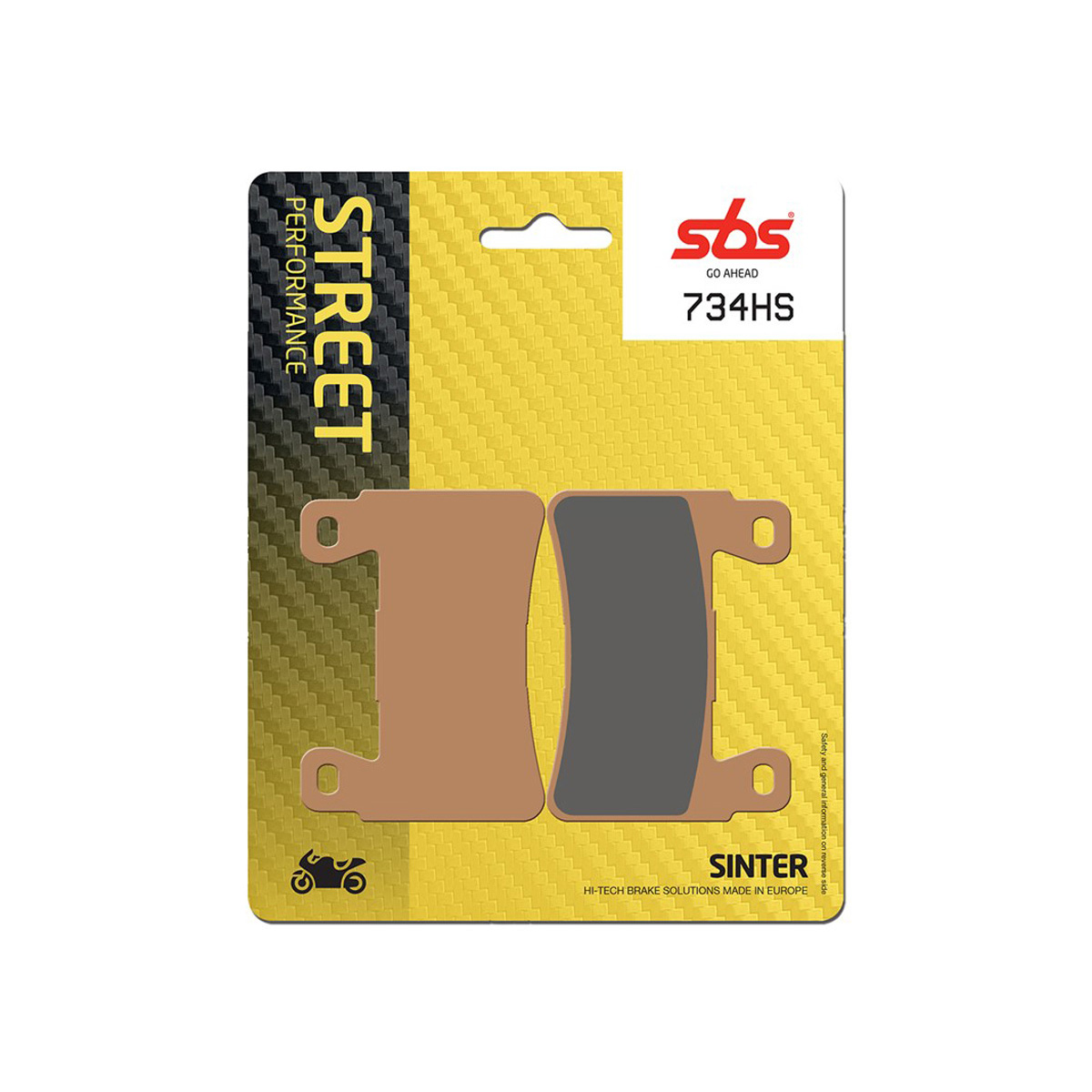Set pastiglie freno anteriori SBS serie HS per HONDA CB 1300 2003-2013