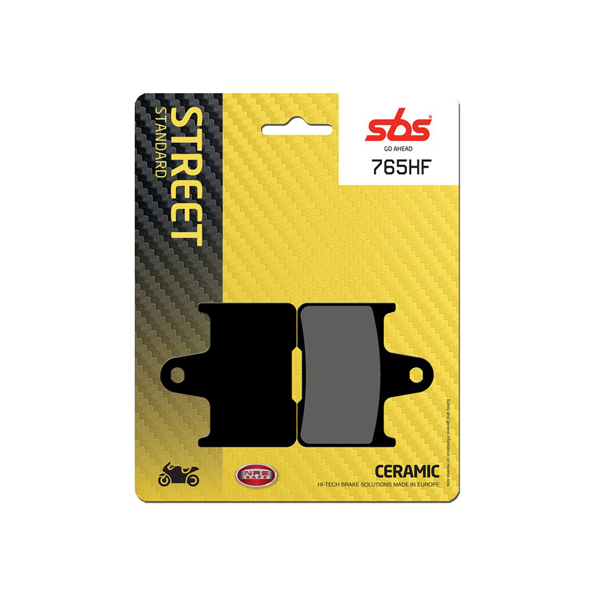 Set pastiglie freno posteriori SBS serie HF per SUZUKI GSX 1400 2001-2007