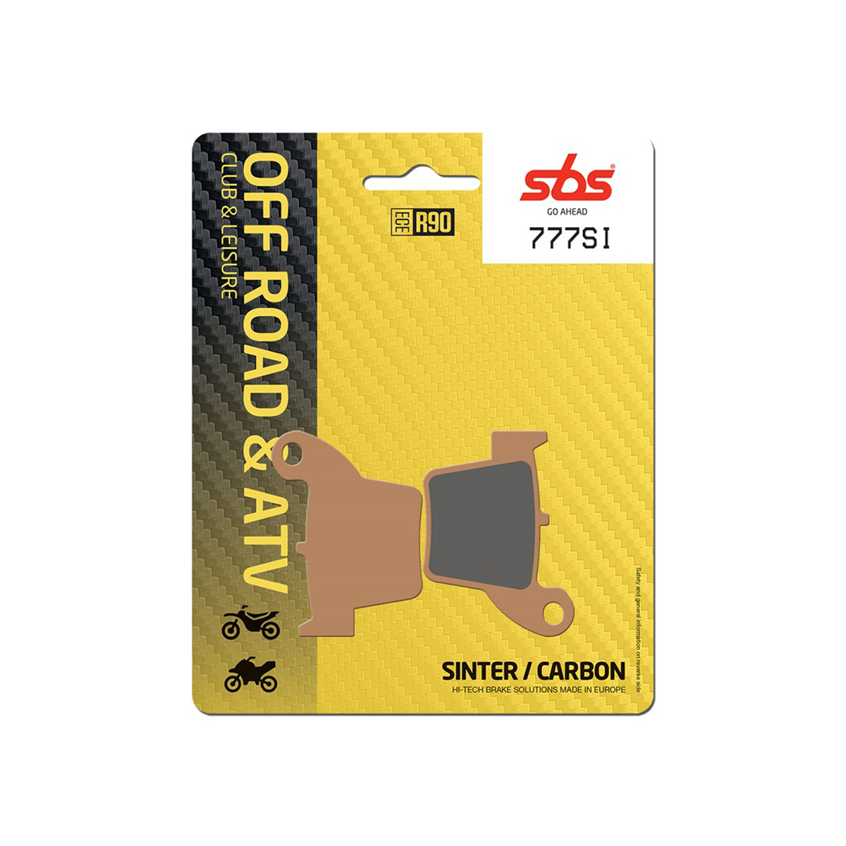 Set pastiglie freno posteriori offroad SBS serie SI per KOVE RALLY 450 2023-2024