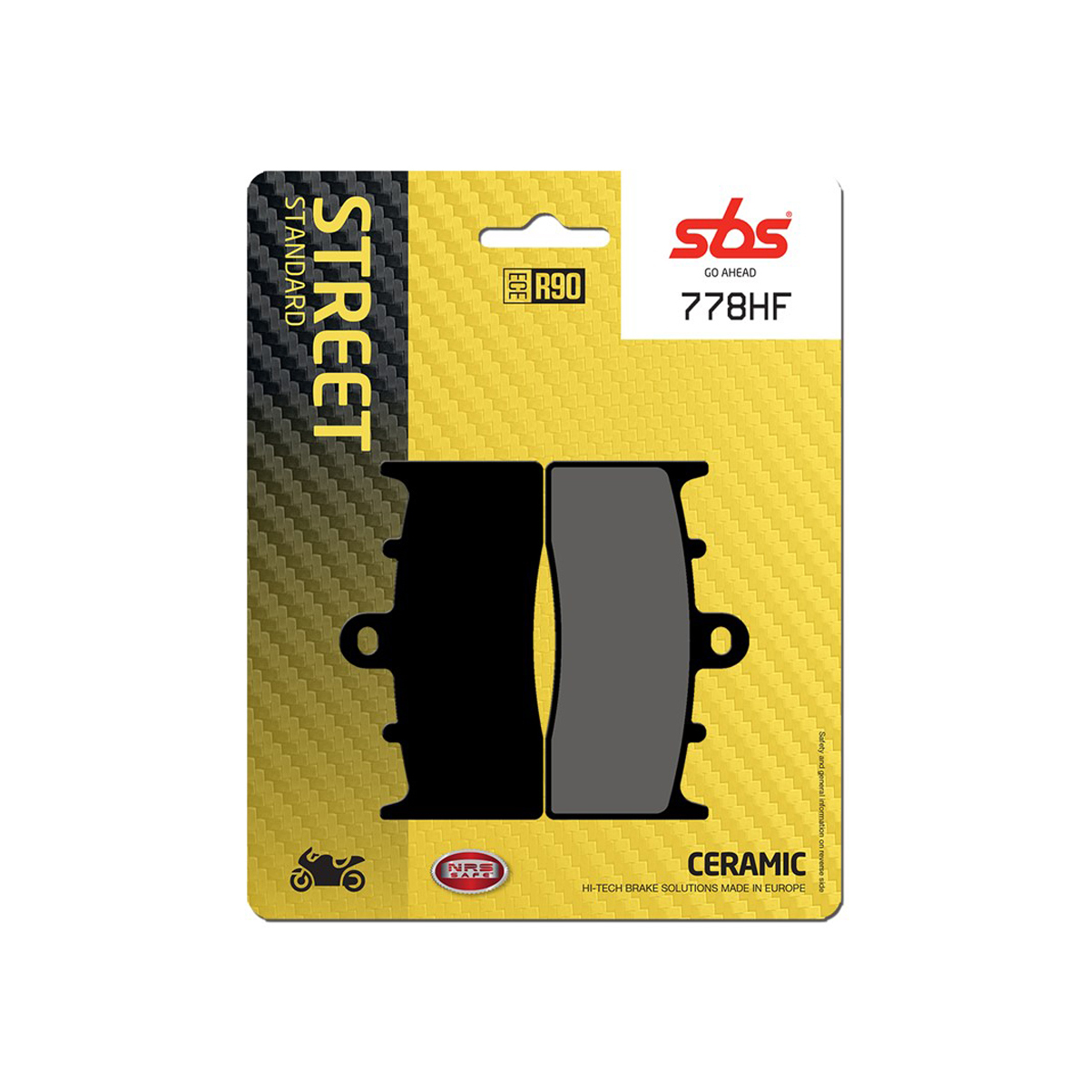 Set pastiglie freno anteriori SBS serie HF per BMW K 1200 LT 2002-2010