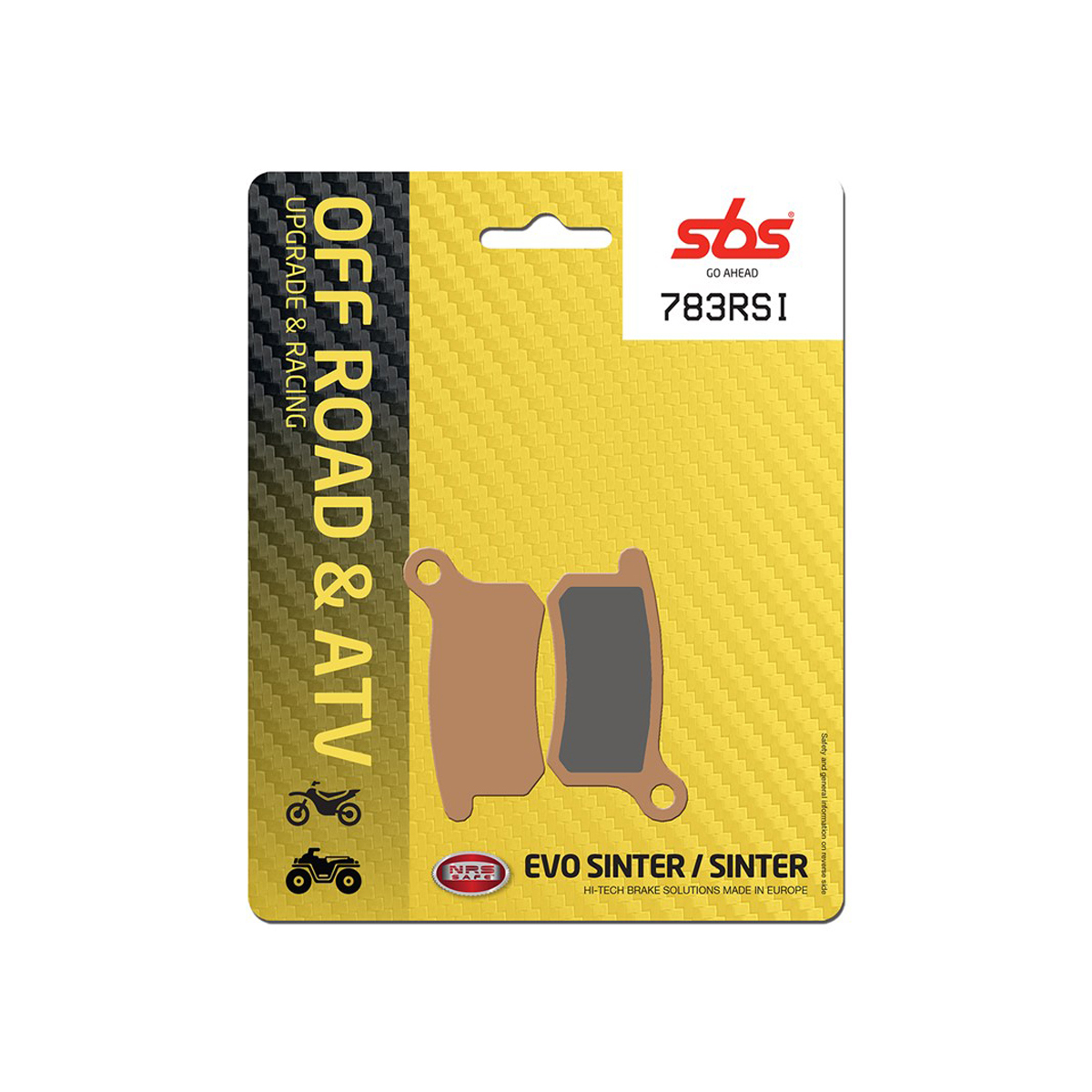Set pastiglie freno posteriori SBS serie RSI per KTM 85 SX 2003-2010