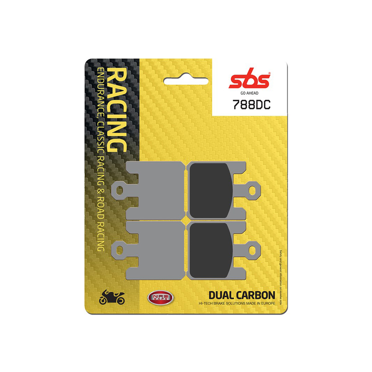 Set pastiglie freno anteriori SBS serie DC per DERBI MULHACEN 660 2006-2012