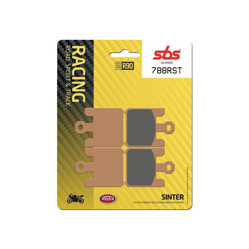 Set pastiglie freno anteriori SBS serie RST per DERBI MULHACEN 660 2006-2012