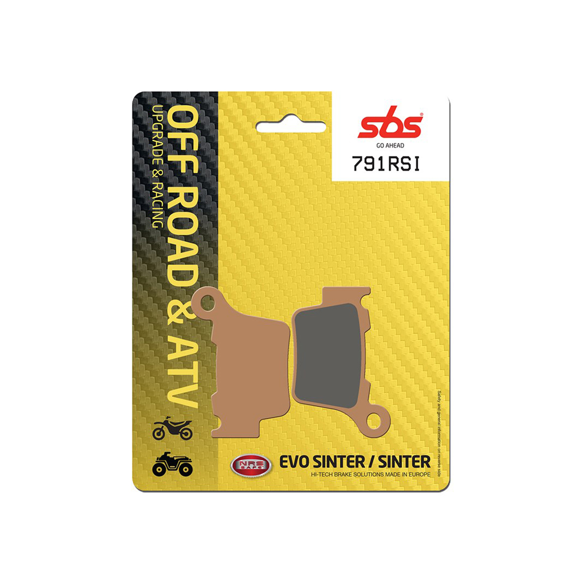 Set pastiglie freno posteriori SBS serie RSI per SHERCO SE 250 I F 2011-2014