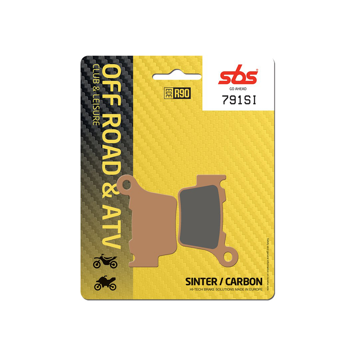 Set pastiglie freno posteriori offroad SBS serie SI per SHERCO SE 250 I F 2011-2014