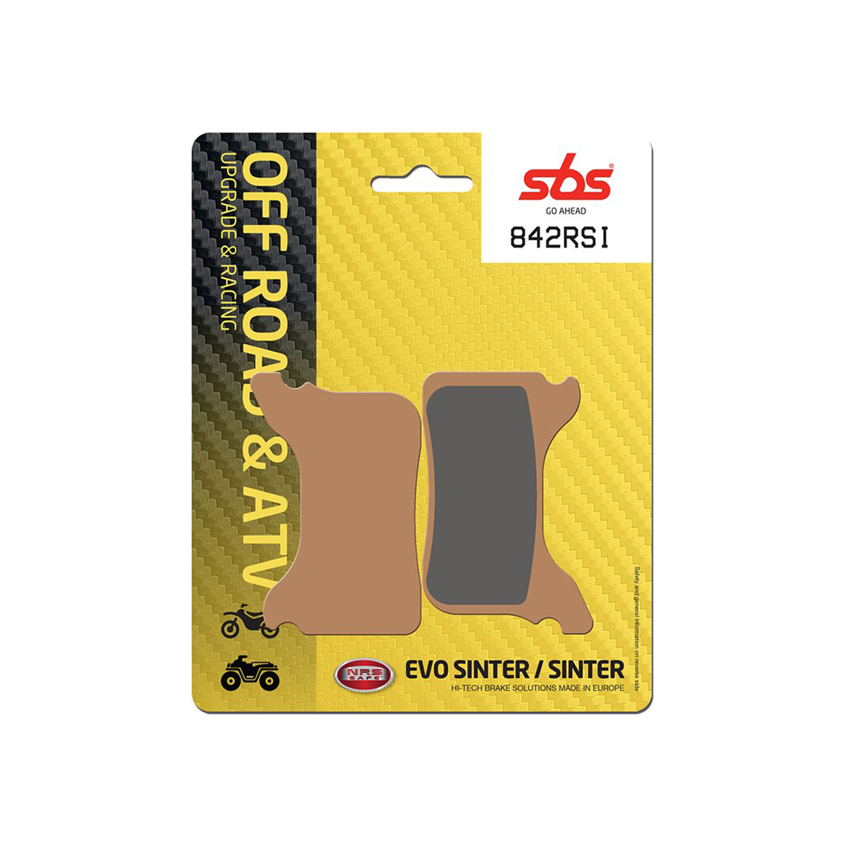 Set pastiglie freno anteriori SBS serie RSI per APRILIA PEGASO 660 FACTORY 2007-2011