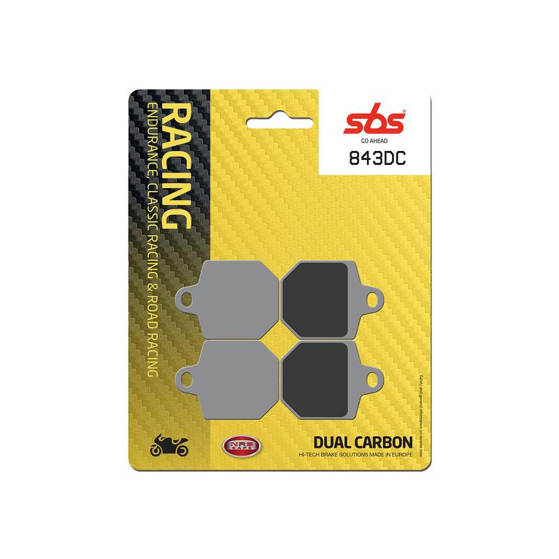 Set pastiglie freno anteriori SBS serie DC per KTM 450 SMR 2007-2012