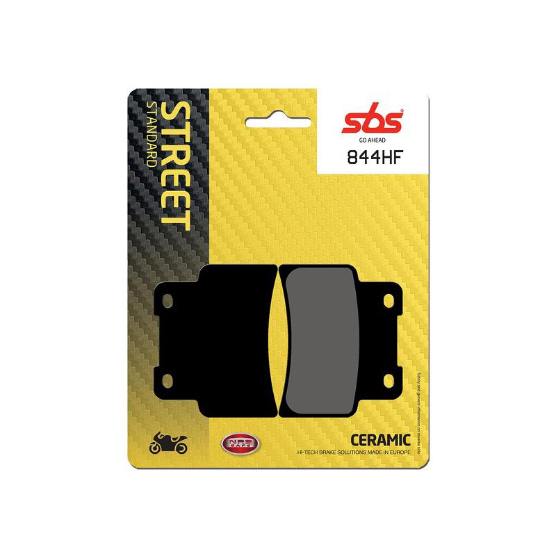 Set pastiglie freno anteriori SBS serie HF per YAMAHA YZF 125 R 2014-2018