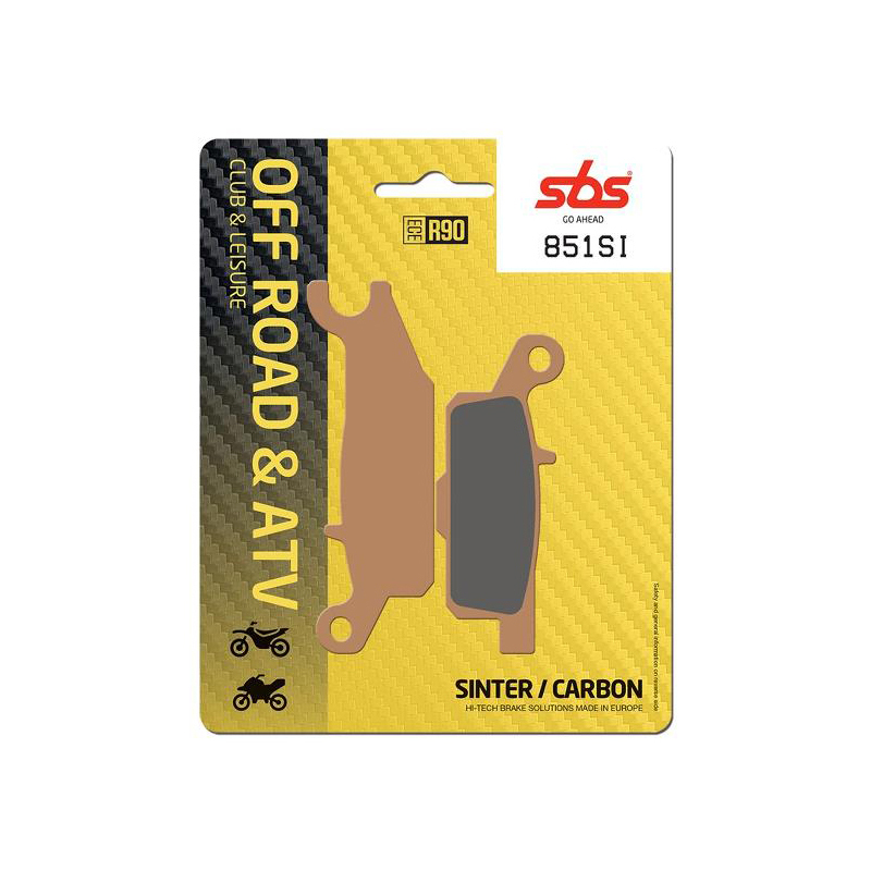 Set pastiglie freno posteriori lato destro SBS serie SI per YAMAHA GRIZZLY 700 2007-2013