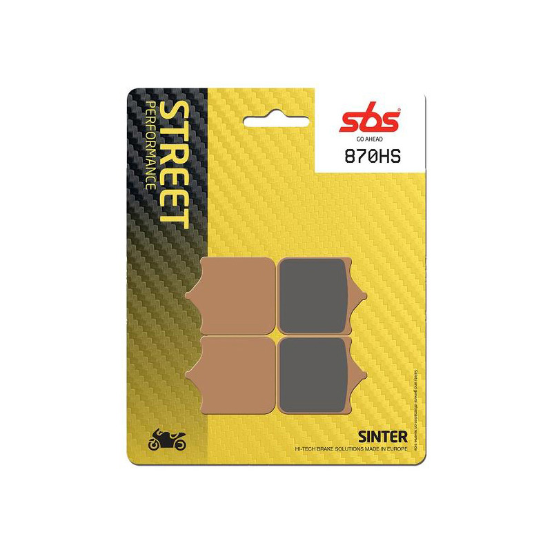Set pastiglie freno anteriori SBS serie HS per BMW HP4 2012